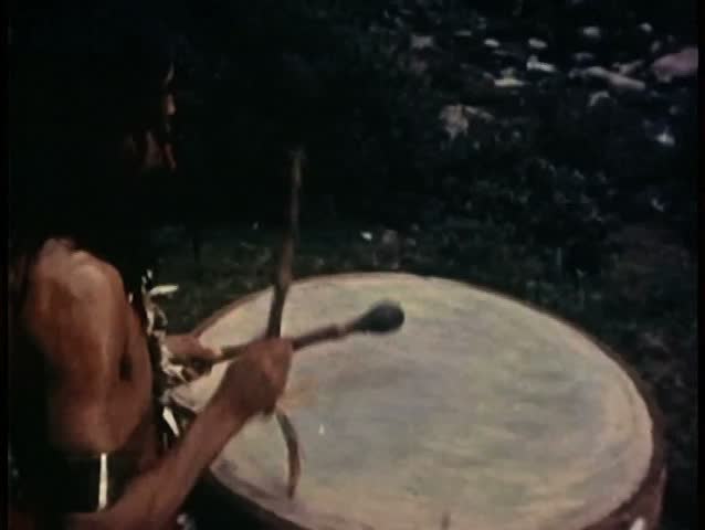 Native Americans dancing