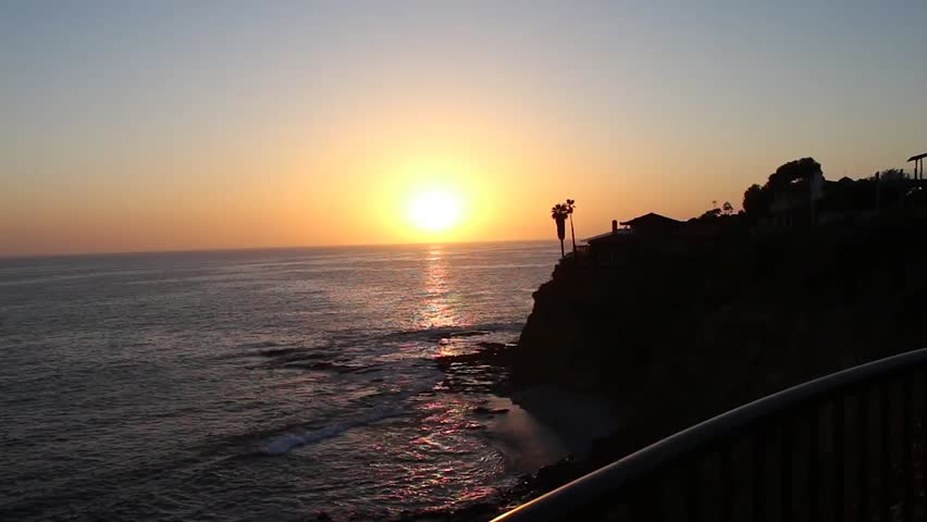 Sunset in Laguna Beach California West Coast  United State of America 02