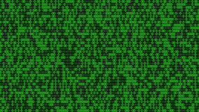 Binary code - 4k 30fps loop - green numbers on black background changing consistently, horizontal movement, raw unedited texture
