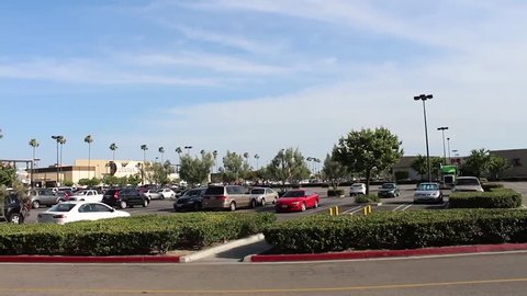 Southern California Neighborhood Parking Lot 