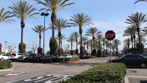 Southern California Anaheim Neighborhood Shopping Center Parking Lot