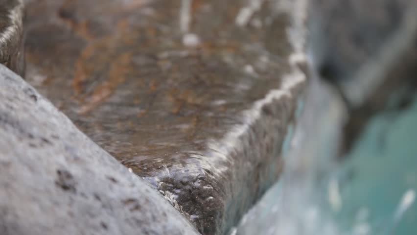 Waterfall on Rocks in slow motion | Shutterstock HD Video #18453355