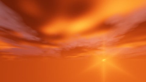 Orange clouds (seamless)