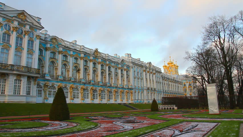 Catherine Palace - Pushkin, Tsarskoe Selo, St. Petersburg, timelapse