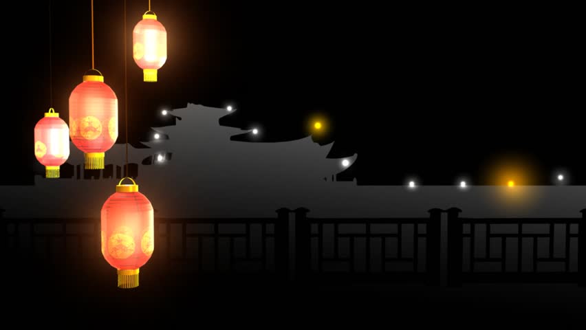 Chinese new year video animation background theme, loopable. 