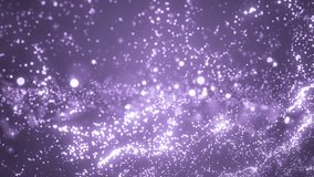 Brilliant violet for background. Particles violet in motion with the Rays. Explosion star animation