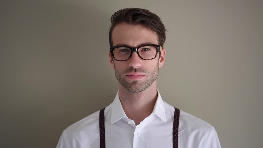 stylish guy glasses