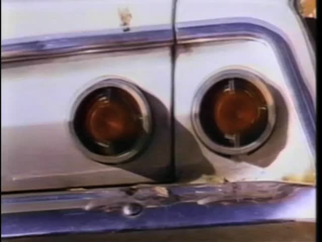 Car speeding down road