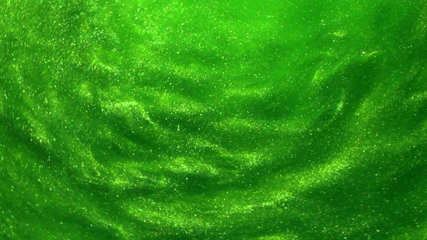 Swirly green artistic background
