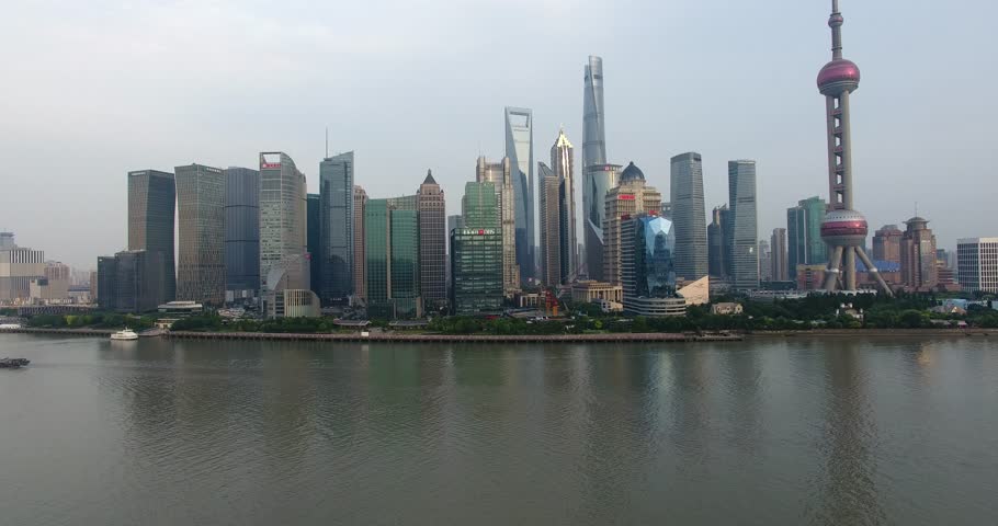 China Shanghai, at night, 