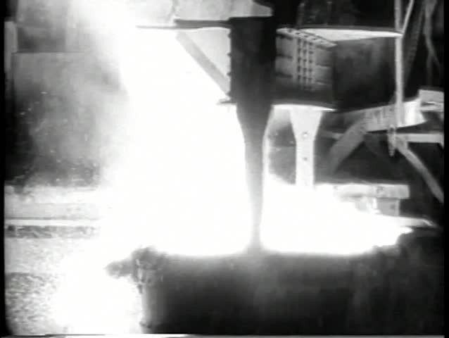 Manufacturing steel at mill