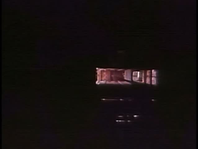 View from descending mine elevator