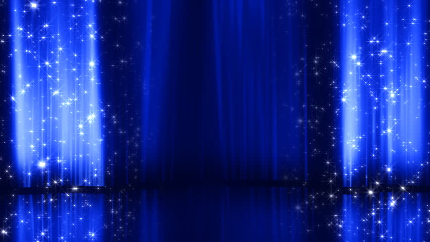 Stage Curtain. Theater Curtain. Stock Footage Video (100% Royalty-free