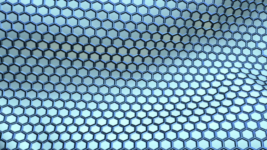 Perforated metallic texture waving, seamless loop