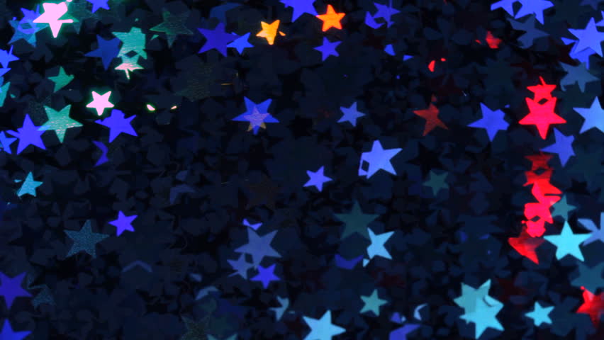 Colorful, glowing, stars 
