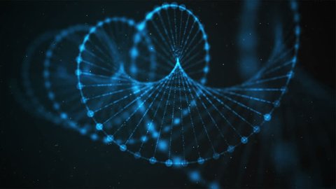 Creative animation of DNA UHD with alpha