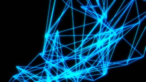 Abstract Futuristic Geometric Laser Background
