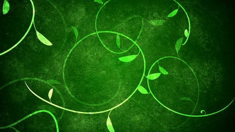 Loopable animated background of vines growing.