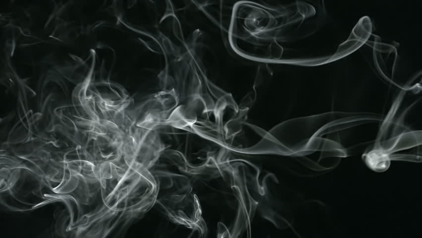 Stream of Wispy Smoke Over Stock Footage Video (100% Royalty-free