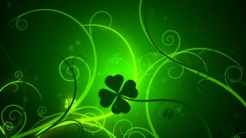 Loopable animated background perfect for Saint Patrick's Day.