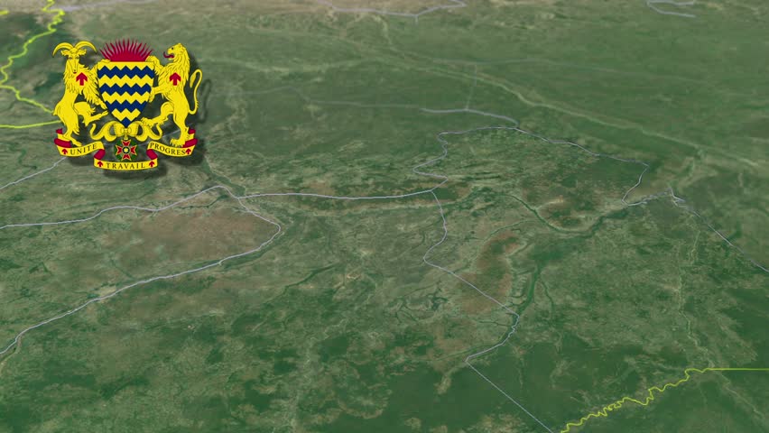 Mandoul. with Coat Of Arms Animation Map
Regions of Chad
