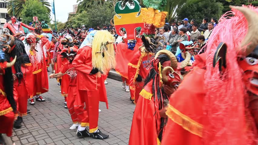 Pillaro, Ecuador - January 6: Stock Footage Video (100% Royalty-free