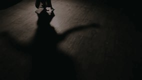 The shadow of the dancing woman