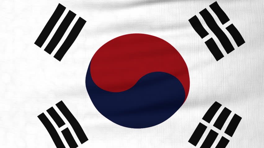 Корейский флаг фото