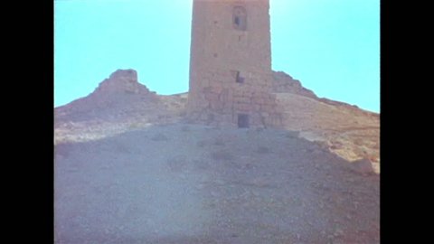 Scenes of Palmyra Tadmor Syria in 1996. (Syria 1990s)