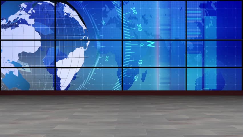 News Tv Studio Set Stock Footage Video 100 Royalty Free Shutterstock