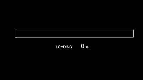 Loading Bar Animation On Black Screen Stock Footage Video (100%  Royalty-free) 18705542 | Shutterstock