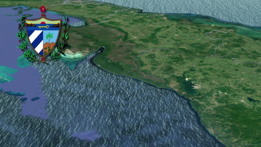 Cienfuegos with Coat Of Arms Animation Map
Provinces of Cuba