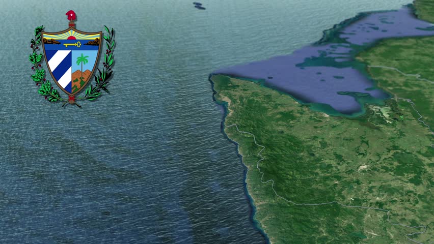 Granma with Coat Of Arms Animation Map
Provinces of Cuba