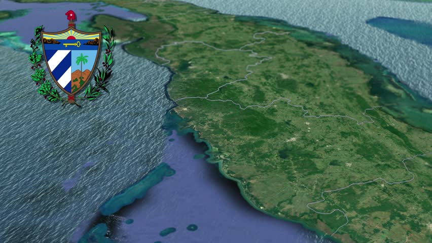 Sancti Spiritus with Coat Of Arms Animation Map
Provinces of Cuba