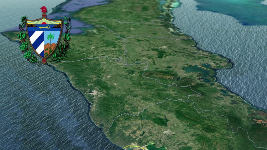 Holguin with Coat Of Arms Animation Map
Provinces of Cuba