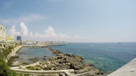 Gallipoli, Apulia, Salento, Time Lapse, 4k
