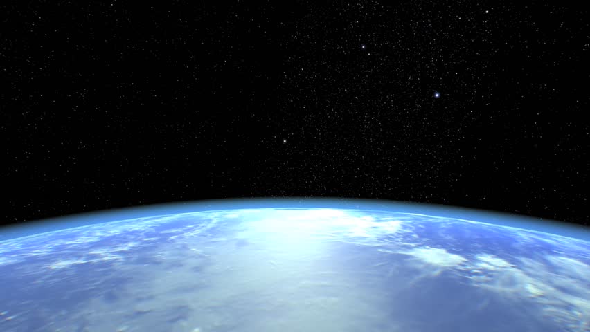 Panning shot from Earth to the Sun in space. | Shutterstock HD Video #18765848