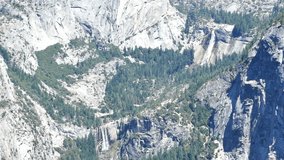 4K Video of the beautiful landscape of Washburn Point in Yosemite National Park