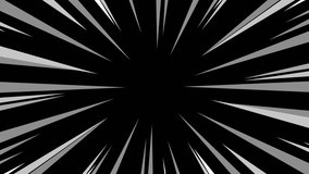 Animation of Comic speed radial background