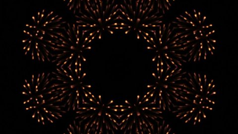 Fireworks Kaleidoscopic Background /// Octagon Symmetrical Mind Tunnel - This is a great animated kaleidoscope background for music videos, event projections & over-all trippy video effects!