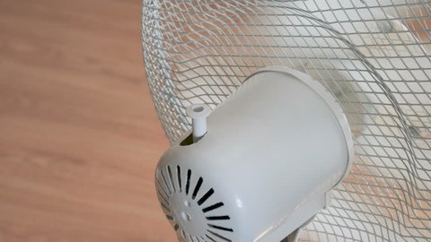 Rotating Fan blows air