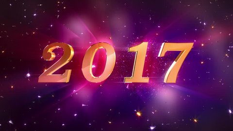 New Year 2017 opening Animation. High quality 2017 New Year opening animation. Best for New Year's Eve, friends party, and other event.