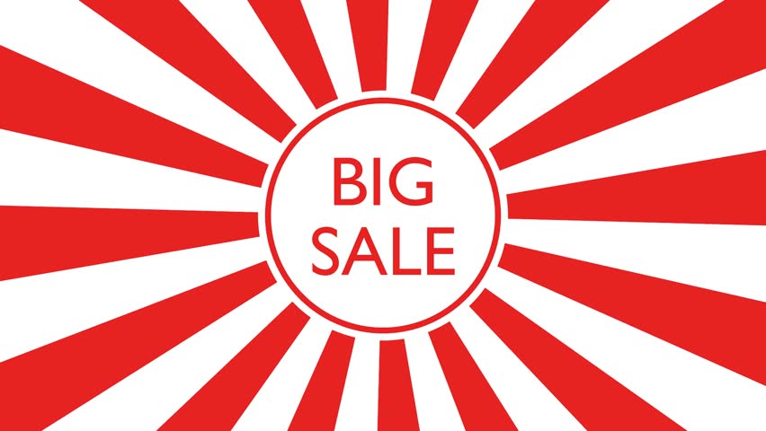 Big Sale Badge On Red Stock Footage Video 100 Royalty Free 18905885 Shutterstock