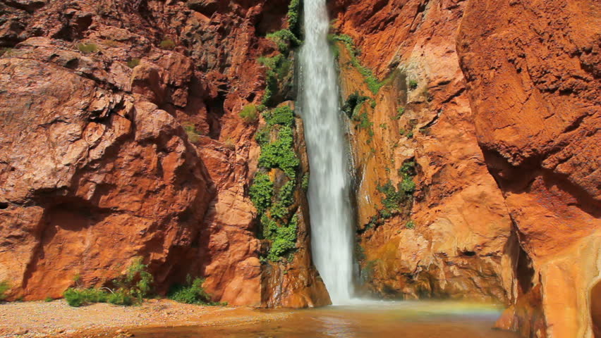 Beautiful Waterfall in the Grand Canyon