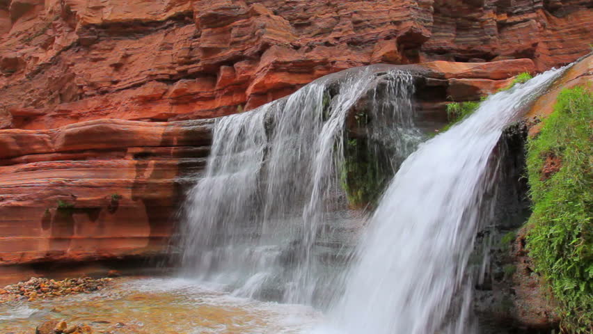 Beautiful Waterfall in the Grand Canyon