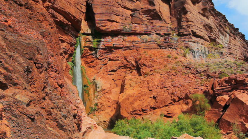 Beautiful Waterfall in the Grand Canyon