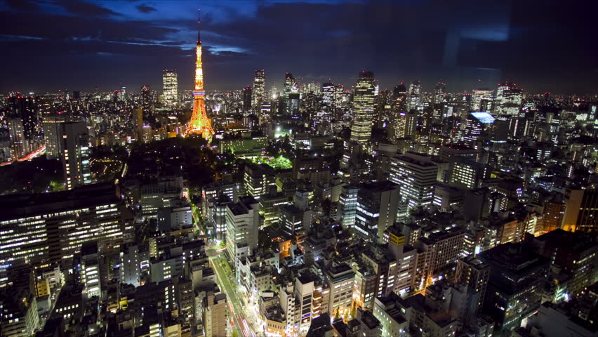 Tokyo Tower And Skyline At Stock Footage Video 100 Royalty Free Shutterstock