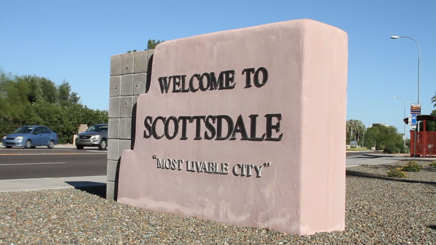 Welcome to the city. Welcome to Arizona sign 4k.