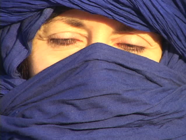 eyes arab woman show through her Stock Footage Video (100% Royalty-free ...