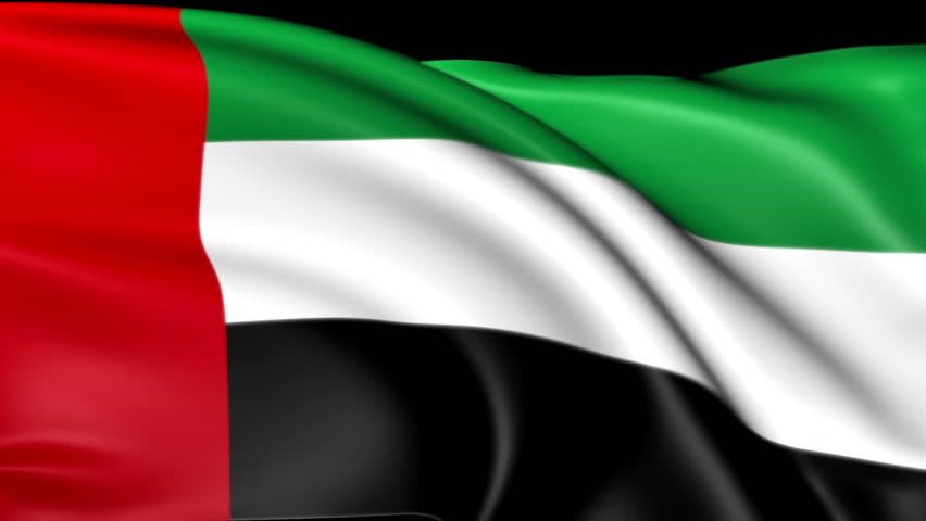 Flag of United Arabien Emirates Stock Footage Video (100% Royalty-free